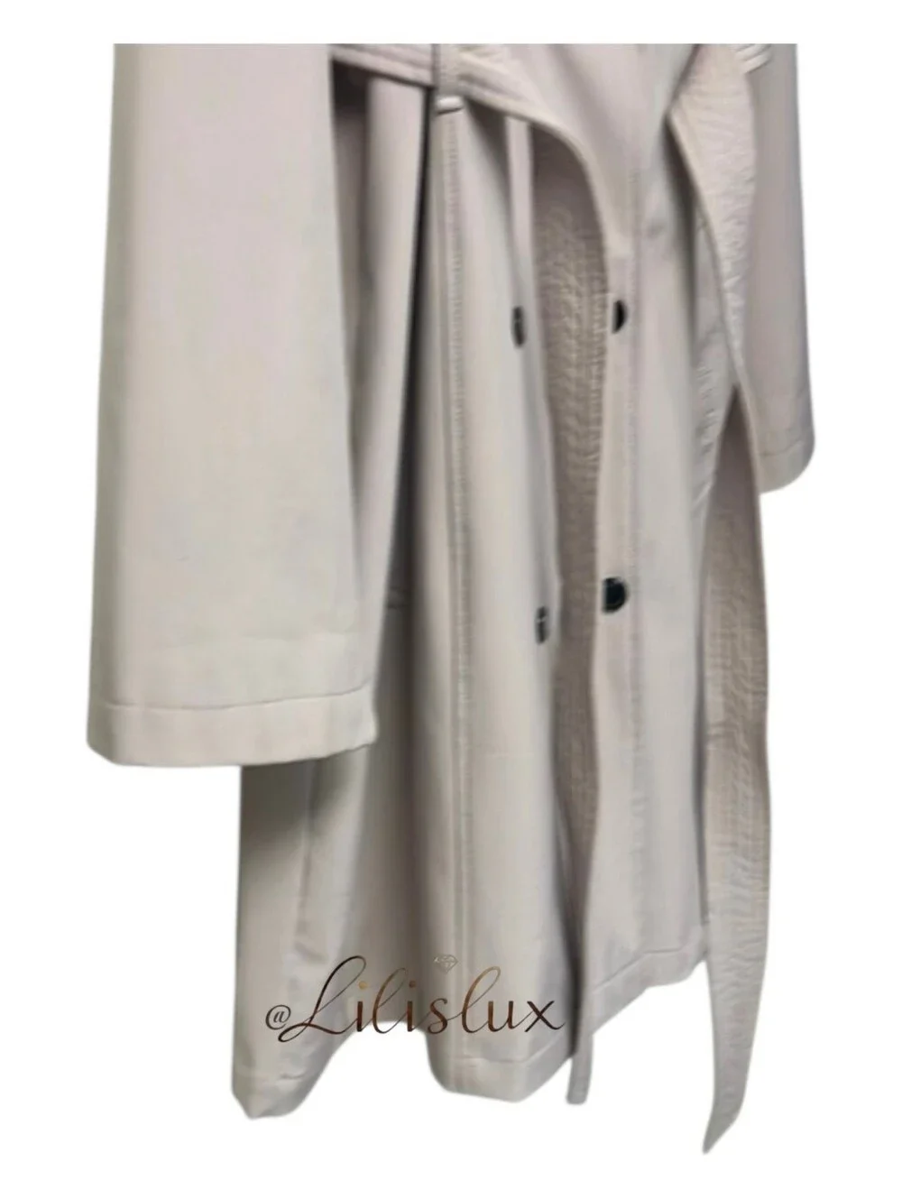 Calvin Klein Double Breasted Trench Coat XXL Removable Hood&Belt EUC Worn Once - Picture 9 of 16
